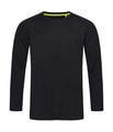 Heren Sportshirt Lange mouw Stedman ST8420 Black Opal